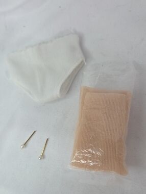 Gene Doll Accessories Set - Vintage Underwear Stockings Pearl Earrings